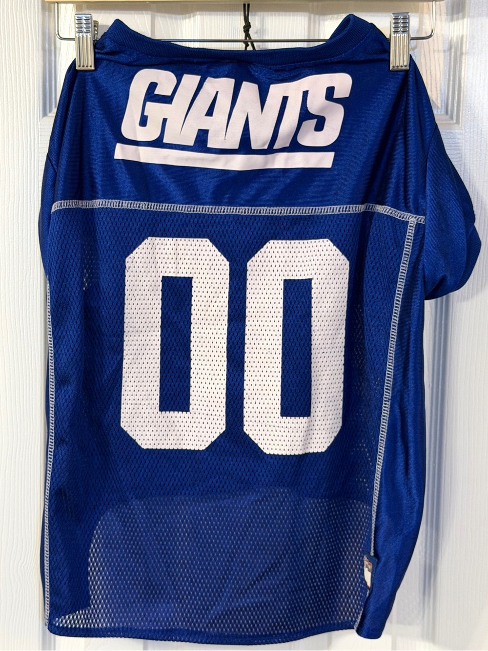 New York Giants NFL Dog Jersey XL Blue White Official Pet Shirt